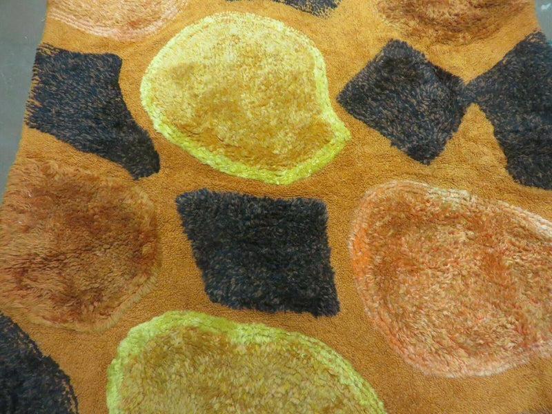 4' X 6' Modern Handmade Hooked Rug Wool Abstract Nice by Jewel Rugs