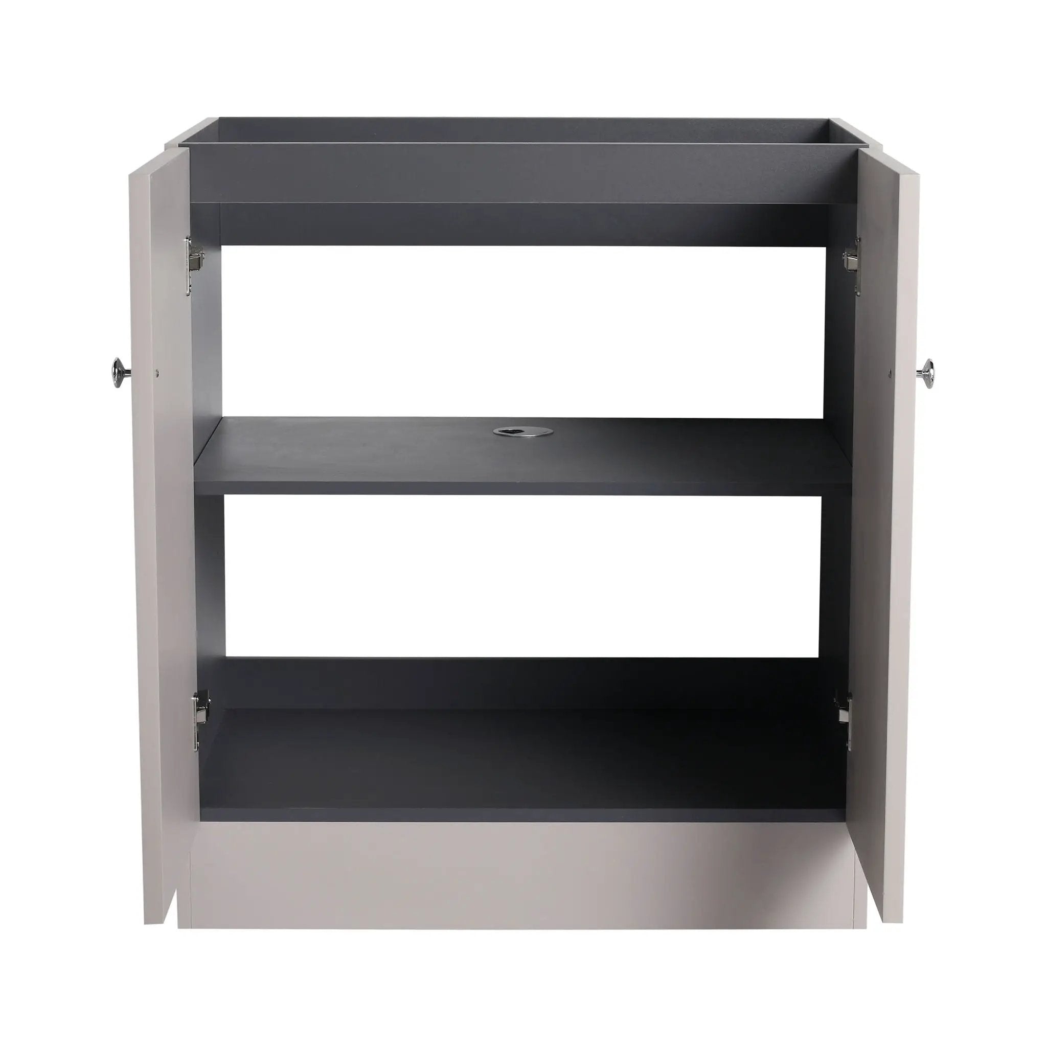Modern Freestanding Bathroom Vanity With Soft Close Cabinet Doors by HouseOfZazla