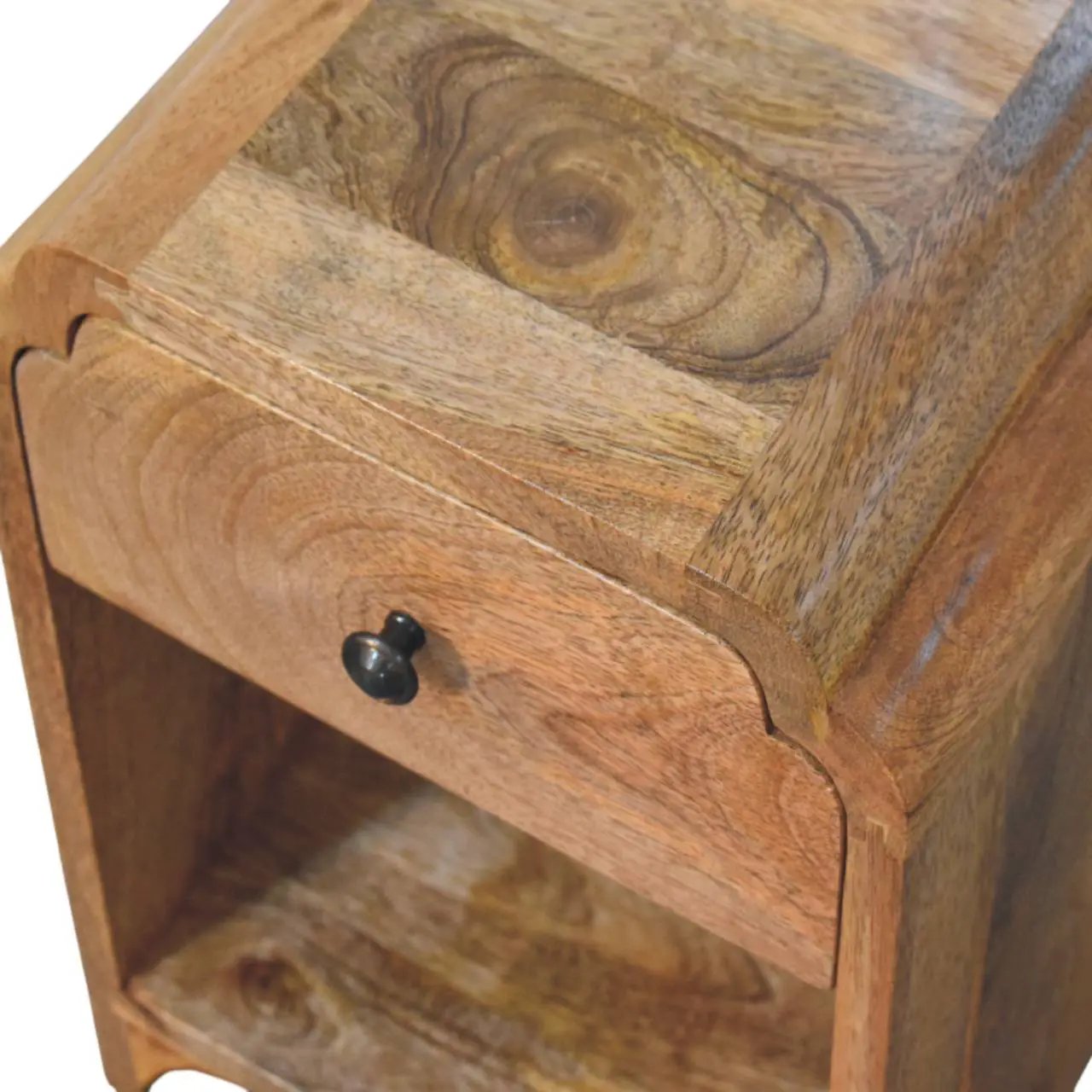 Newton - Nightstand With A Drawer And Open Shelf by Unique Piece Furniture