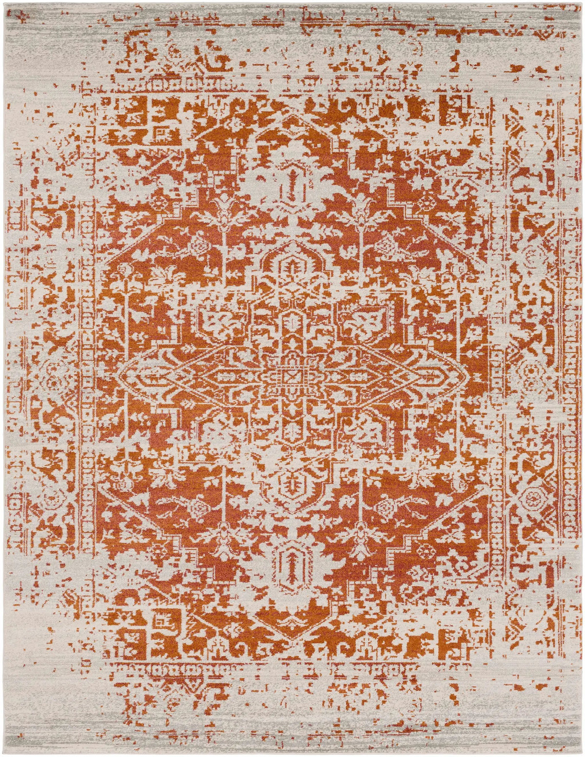 Fairmount Orange Area Rug - Clearance, photo 10 of 13