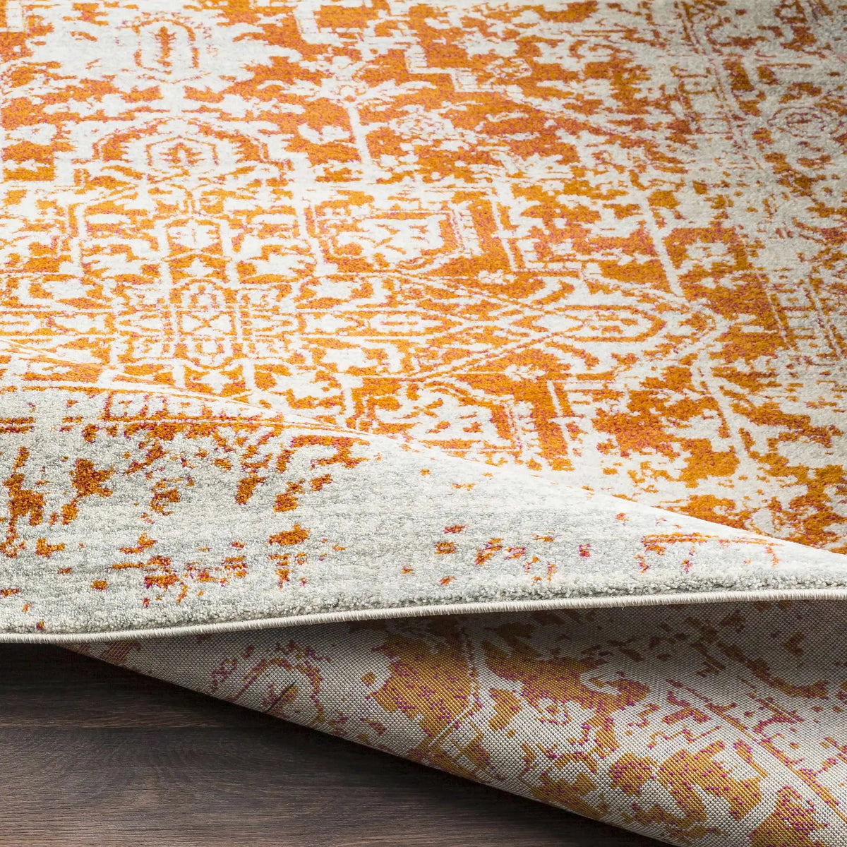 Fairmount Orange Area Rug - Clearance, photo 5 of 13