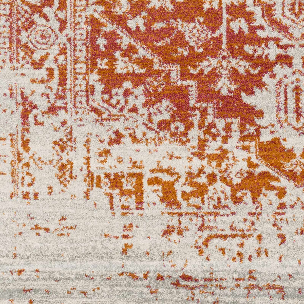 Fairmount Orange Area Rug - Clearance, sample swatch