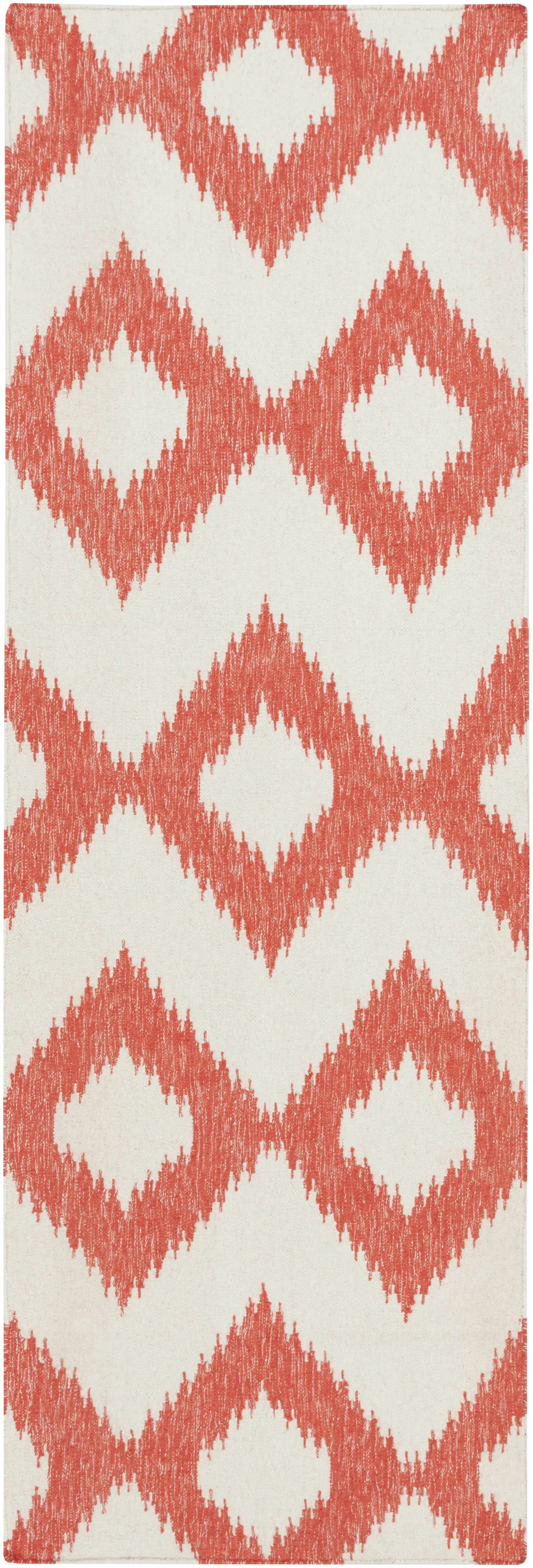 Oradell Red Ikat Wool Rug - Clearance by Boutique Rugs