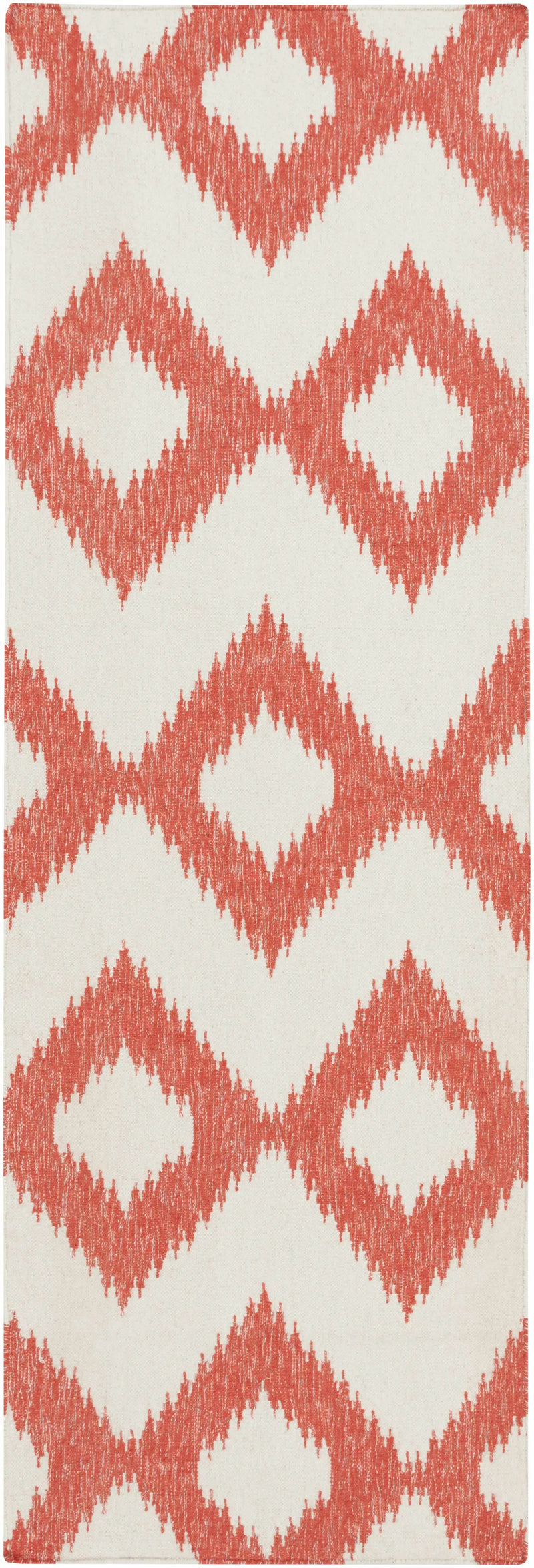 Oradell Red Ikat Wool Rug - Clearance by Boutique Rugs