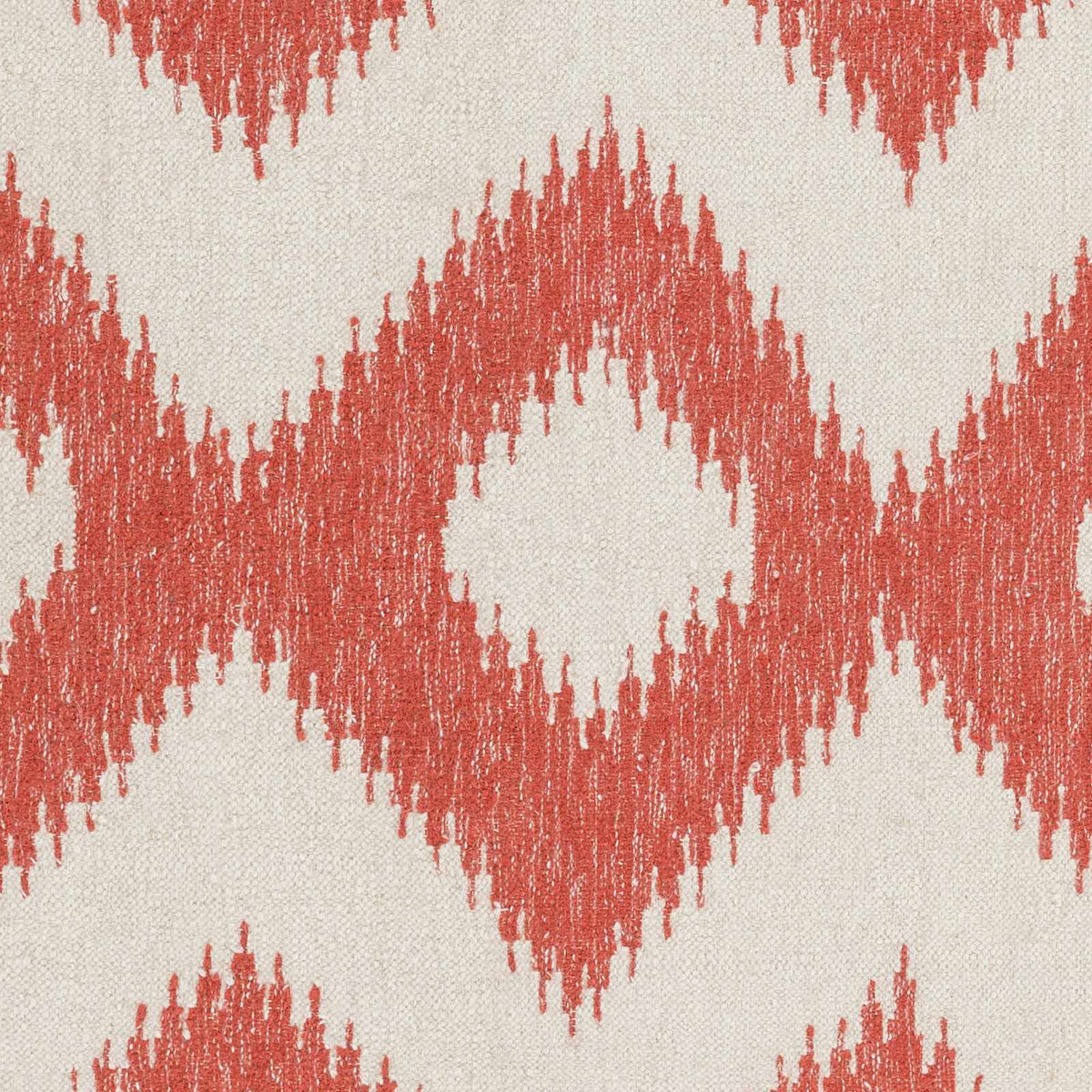 Oradell Red Ikat Wool Rug - Clearance, sample swatch