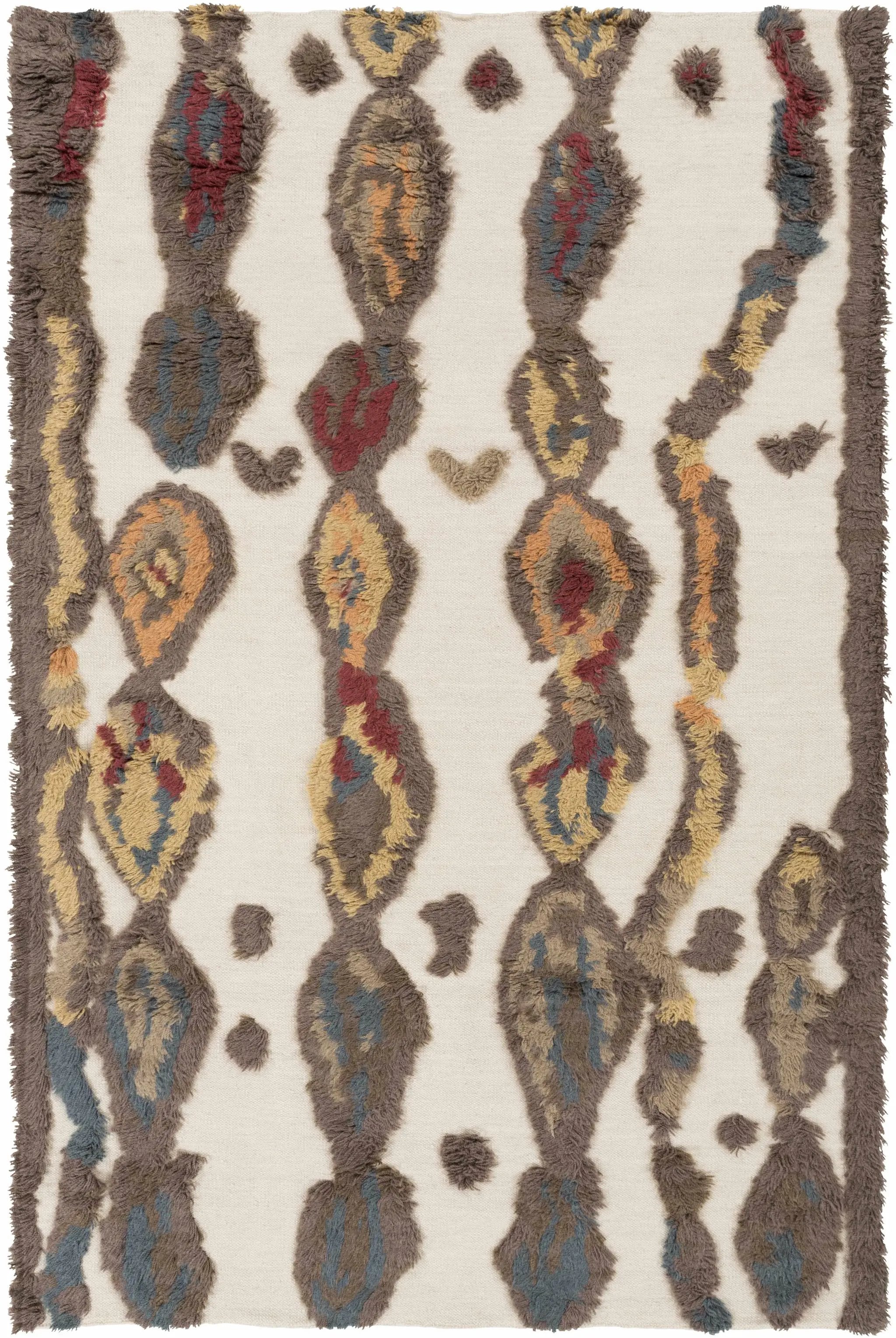 Brown Mustard Nila Carpet - Clearance by Boutique Rugs