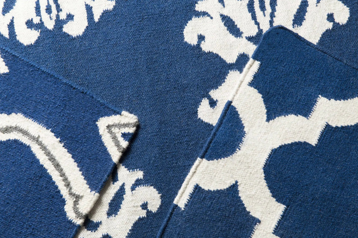 Centenary Navy Wool Area Rug - Clearance, photo 6 of 10