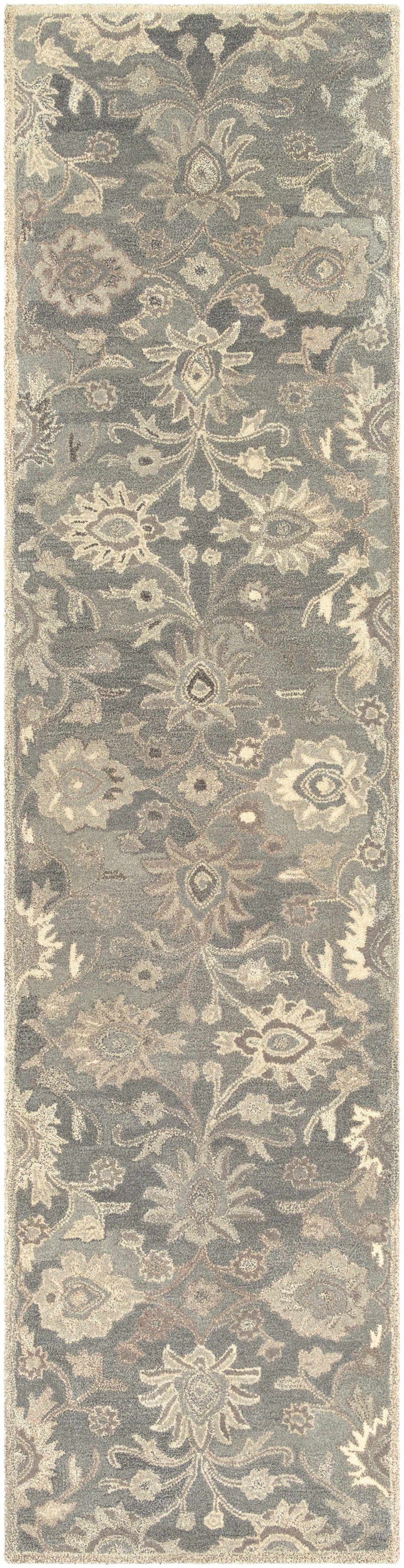 Conesus 1195 Hand Tufted Ivory & Taupe Wool Rug by Boutique Rugs