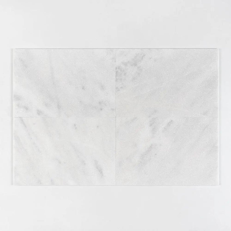 Fantasia Blanca Fine Textured Marble Tiles 16x24 closeup 2