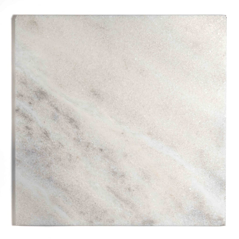 Fantasy White Honed Marble Tiles 18x18 Marble Honed 18x18 Tiles