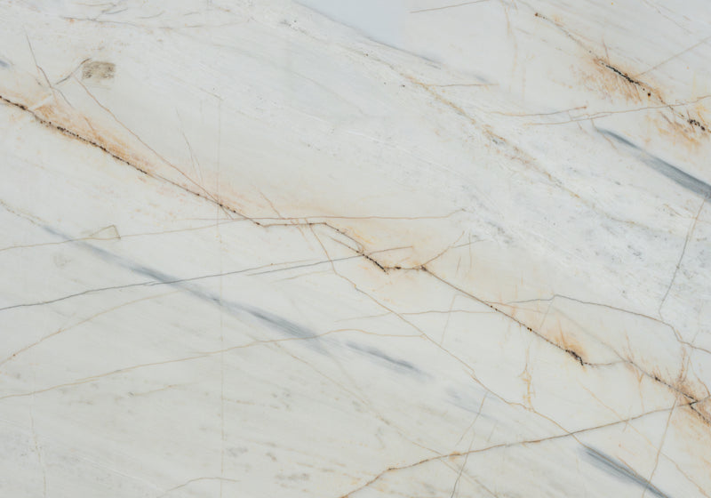 Fantasy White Polished Marble Slab Random 1 1/4