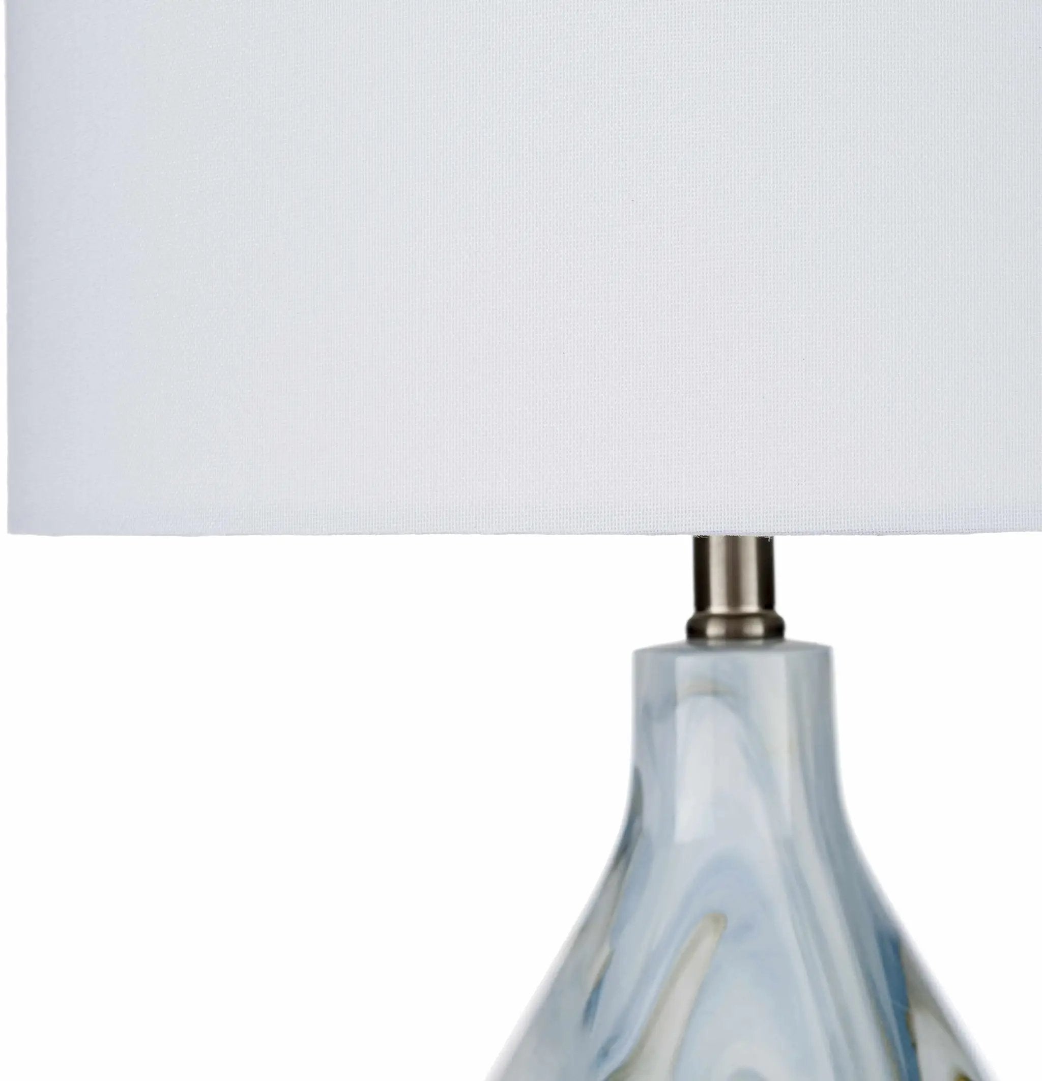 Farnborough Marble Ceramic Table Lamp by Boutique Rugs