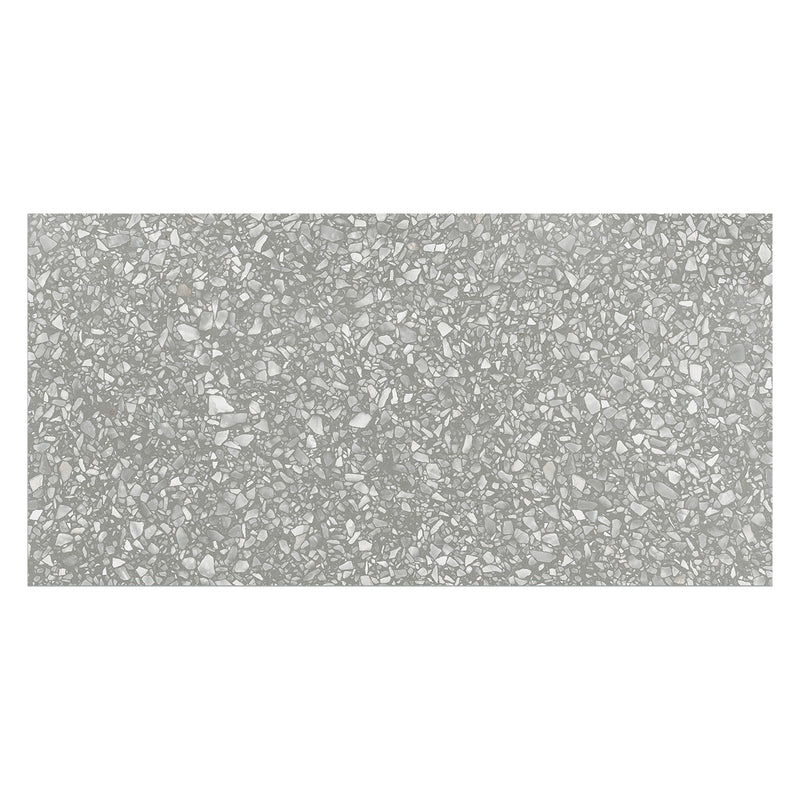 Fashion Grey Matte Terrazzo Look Porcelain Tiles 12x24 Porcelain Matte 12x24 Tiles