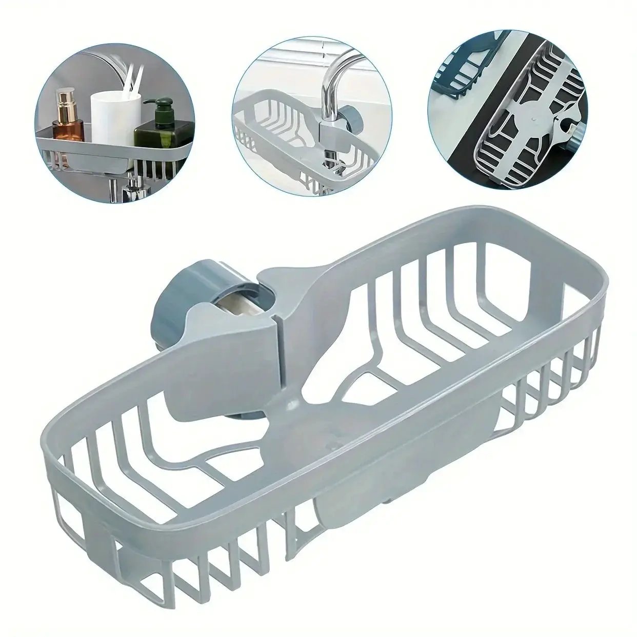 Faucet Caddy - Plastic Sink Holder by House Of Avana