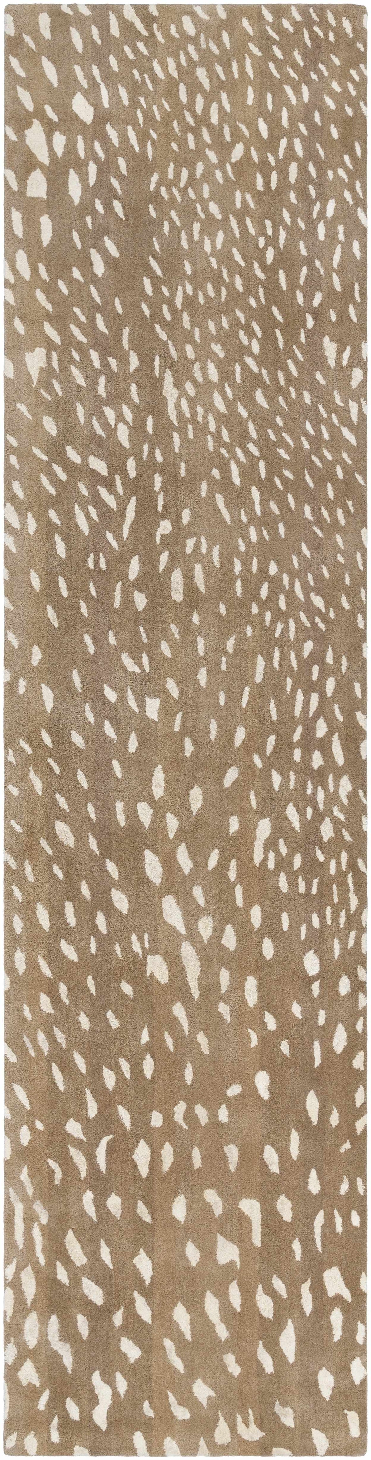 Athena Brown Giraffe Print Wool Rug, photo 7 of 13