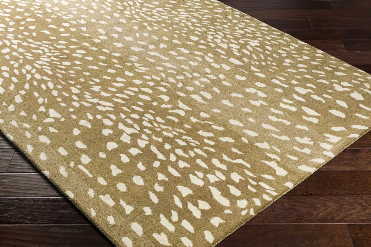 Athena Brown Giraffe Print Wool Rug, photo 13 of 13