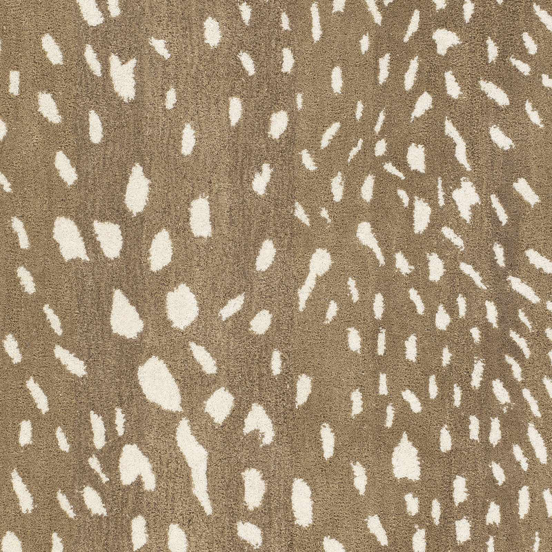 Athena Brown Giraffe Print Wool Rug by Boutique Rugs