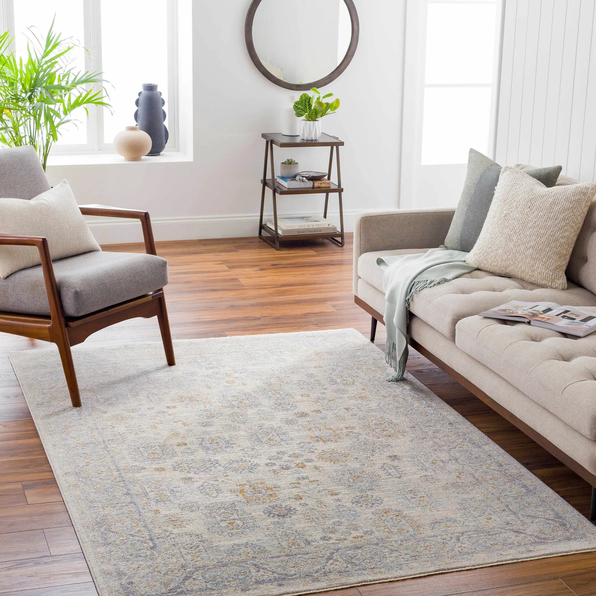 Coby Sage Avant Garde Thick Luxe Area Rug by Boutique Rugs