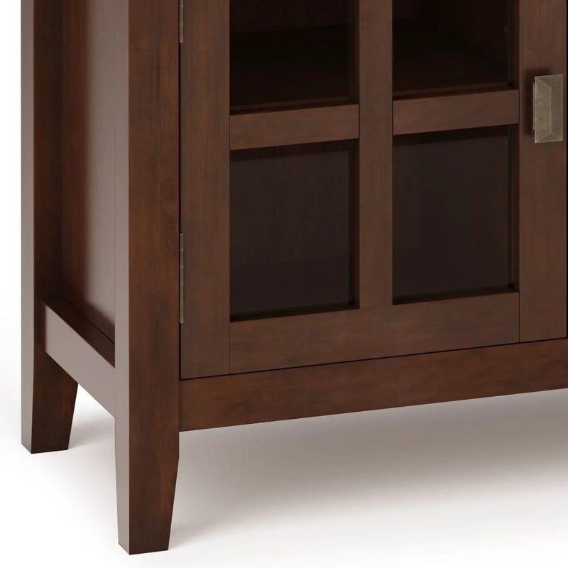 Artisan - TV Media Stand, Handcrafted - Russet Brown by HouseOfZazla