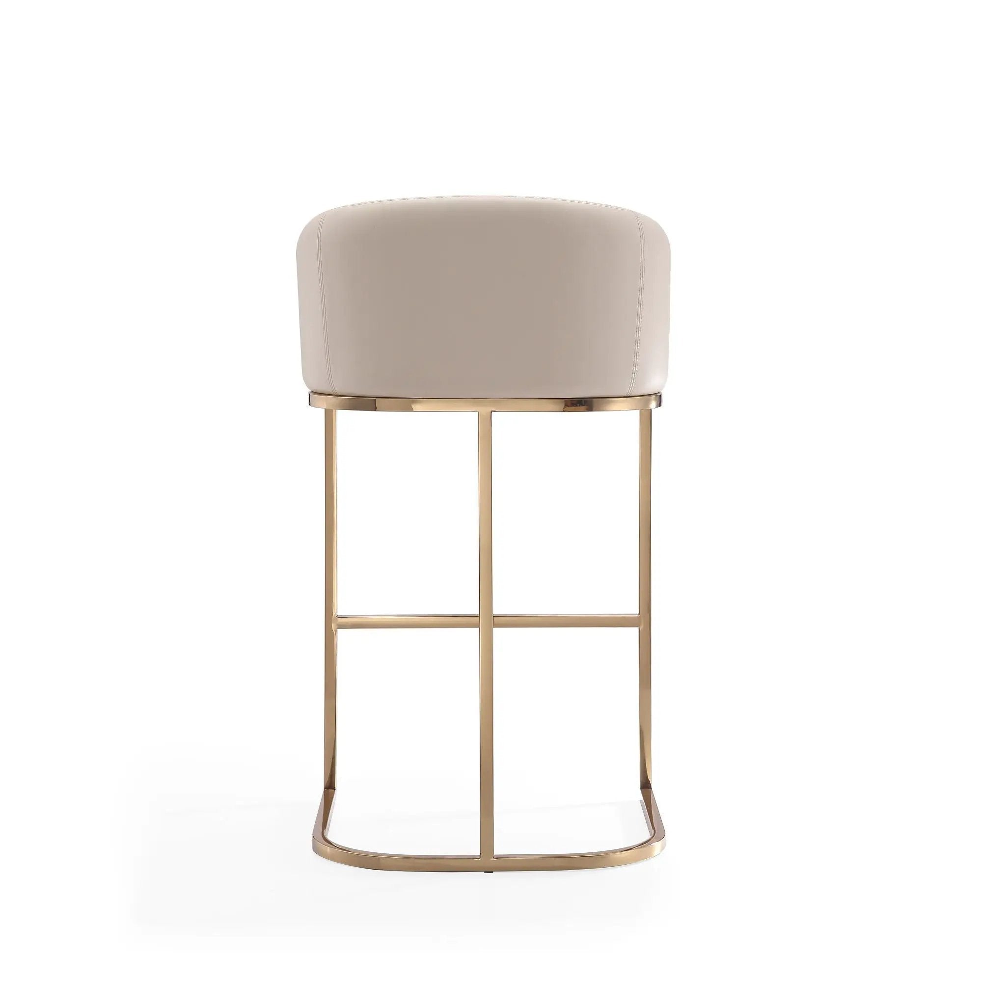 Mid-Century Modern Stool With Steel Base by HouseOfZazla
