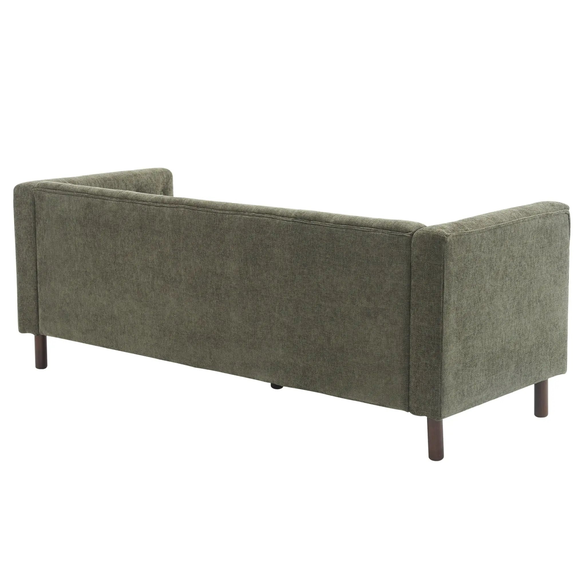 Upholstered Sofa Modern 3 Seater Sofa Couch With Tufted Design For Living Room by HouseOfZazla