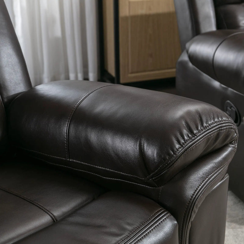 Home Theater Seating Manual Recliner Chair With Led Light Strip For Living Room by HouseOfZazla