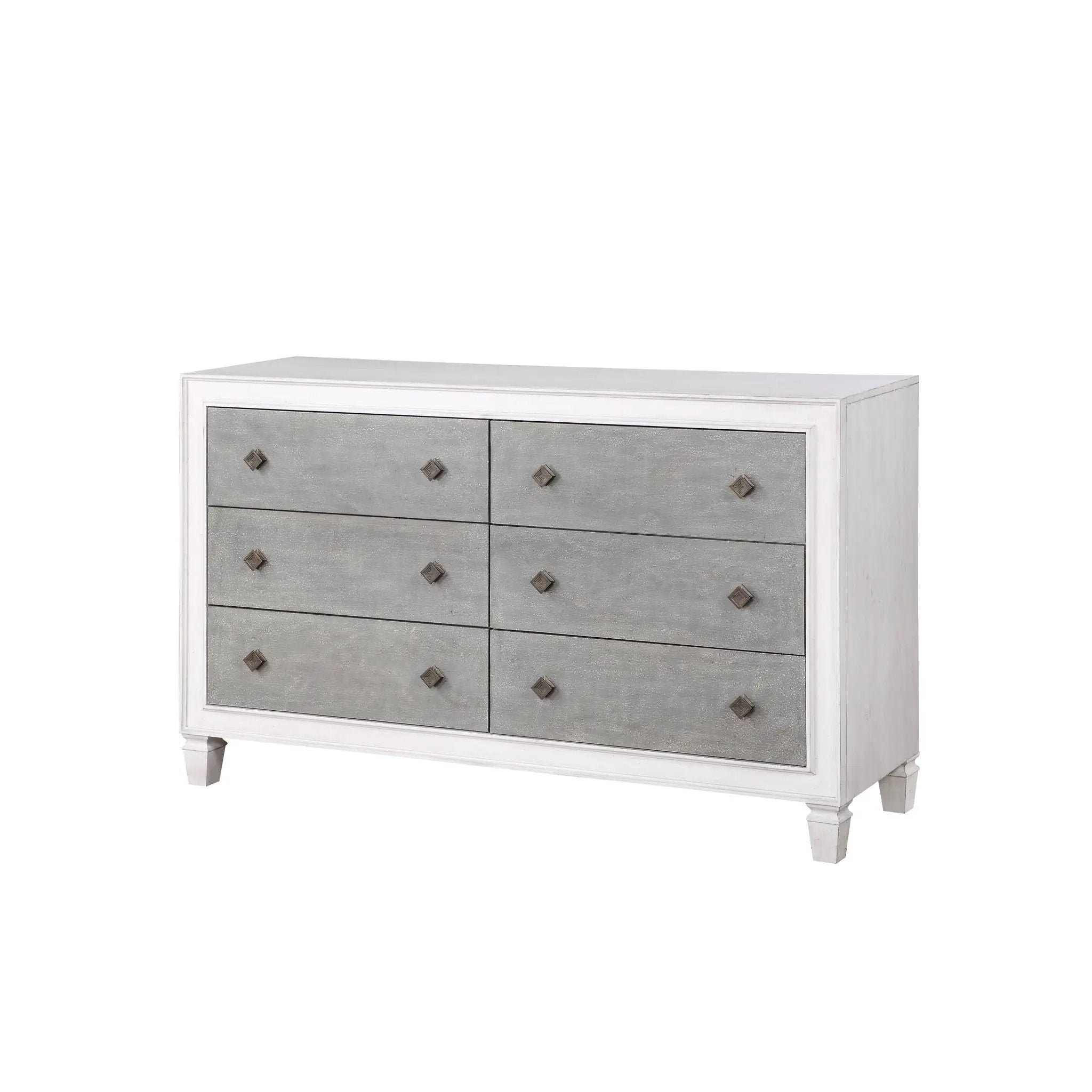 Katia - Weathered Dresser - White by Unique Piece Furniture