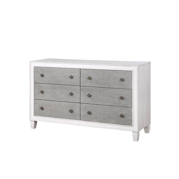 Katia Weathered Dresser - White