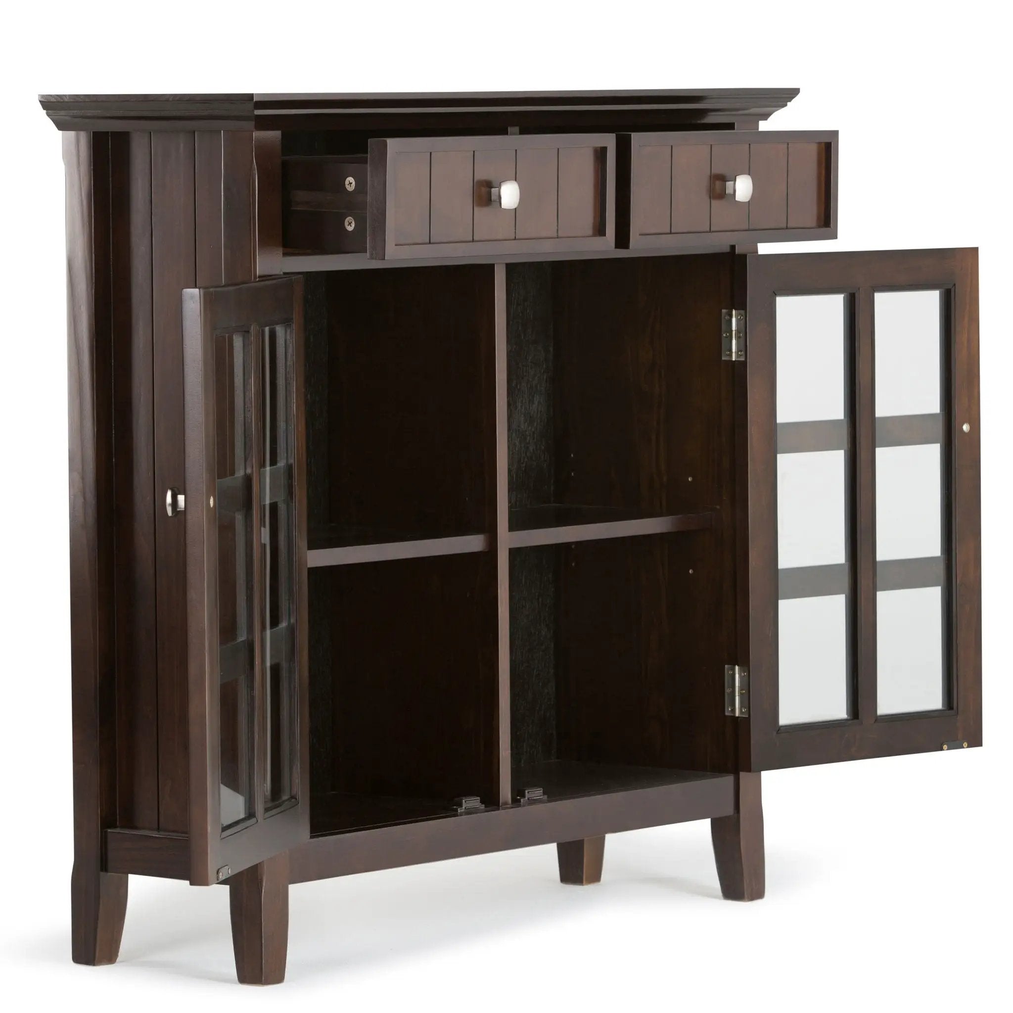 Acadian - Entryway Storage Cabinet - Brunette Brown by Unique Piece Furniture
