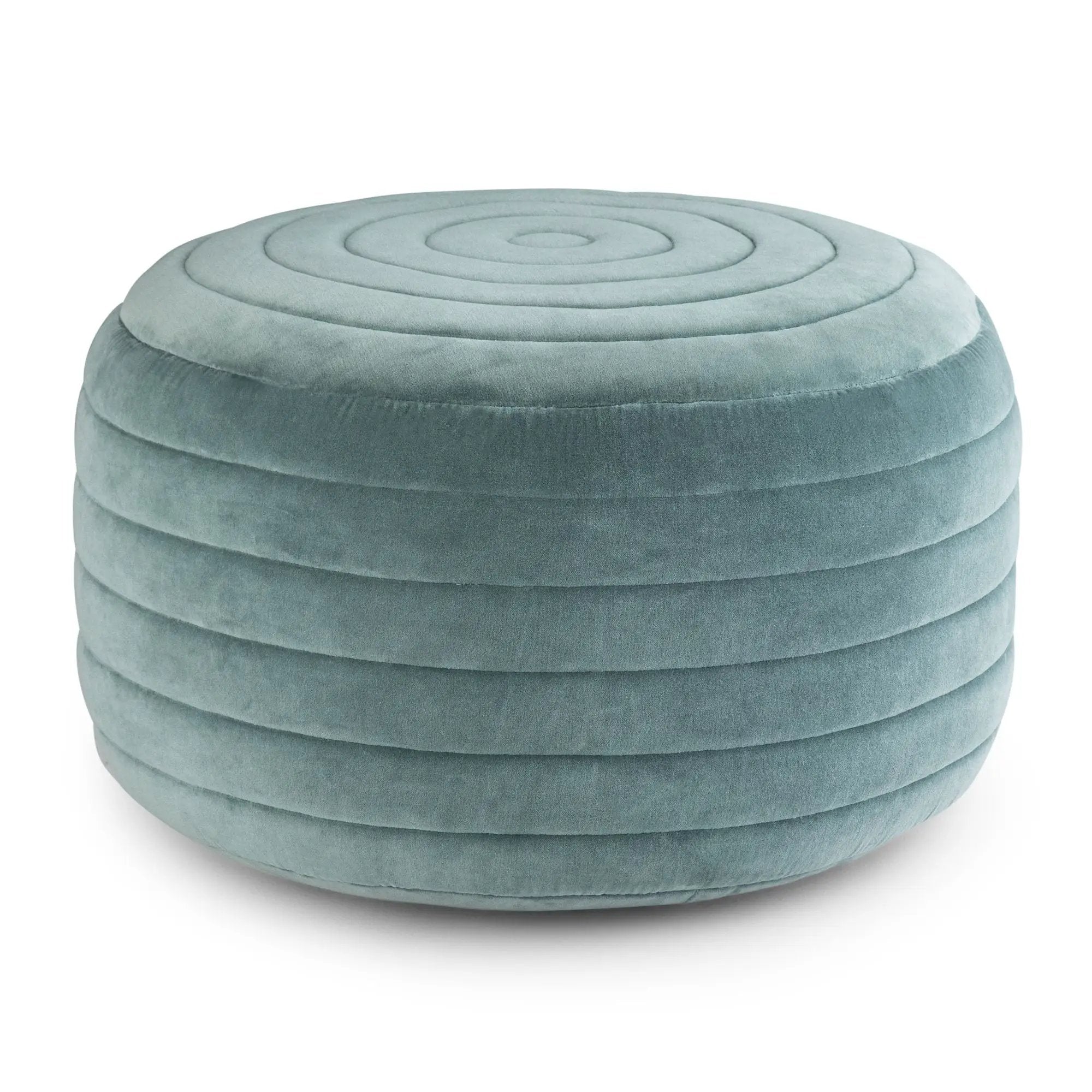 Vivienne - Upholstered Round Pouf by HouseOfZazla