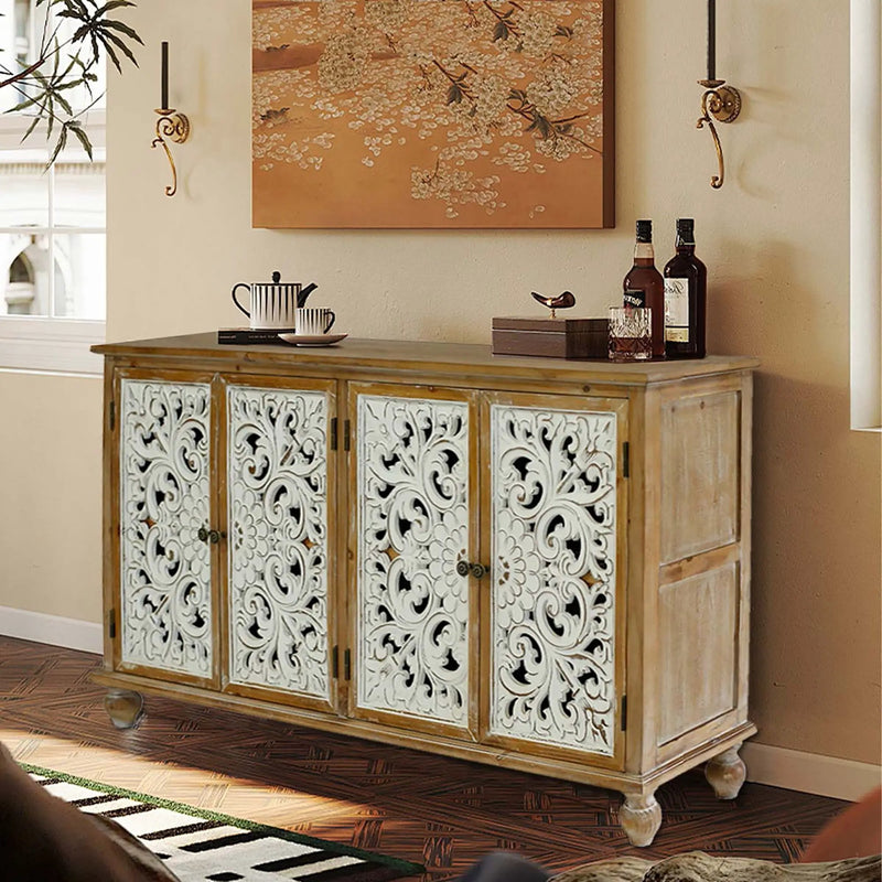 Accent Cabinet with 4 Doors by HouseOfZazla