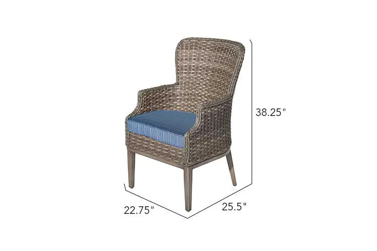 2 Tenaya Wicker Dining Chair by Outdoor-USA®