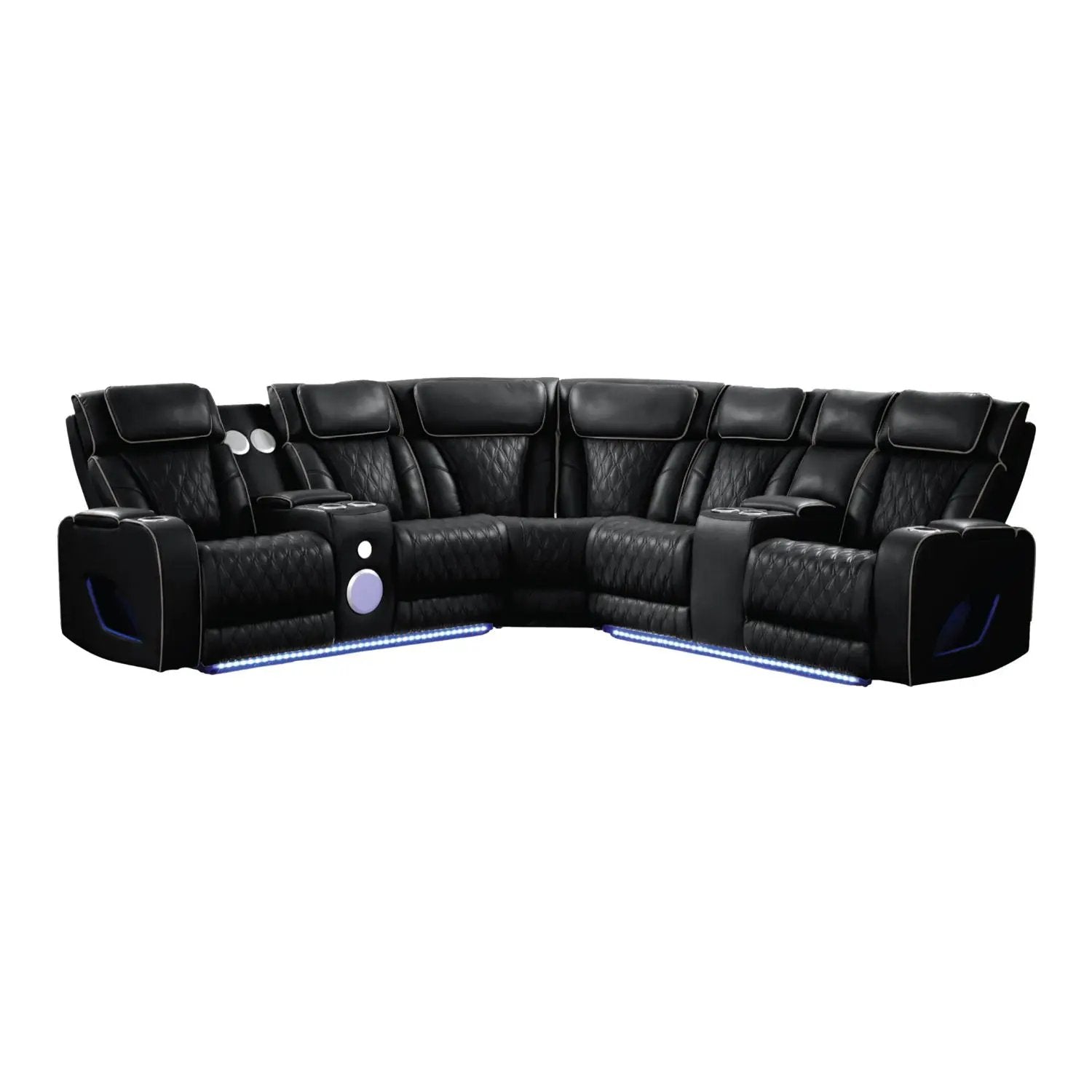 Fortuner - Power Recliner Sectional Sofa by HouseOfZazla