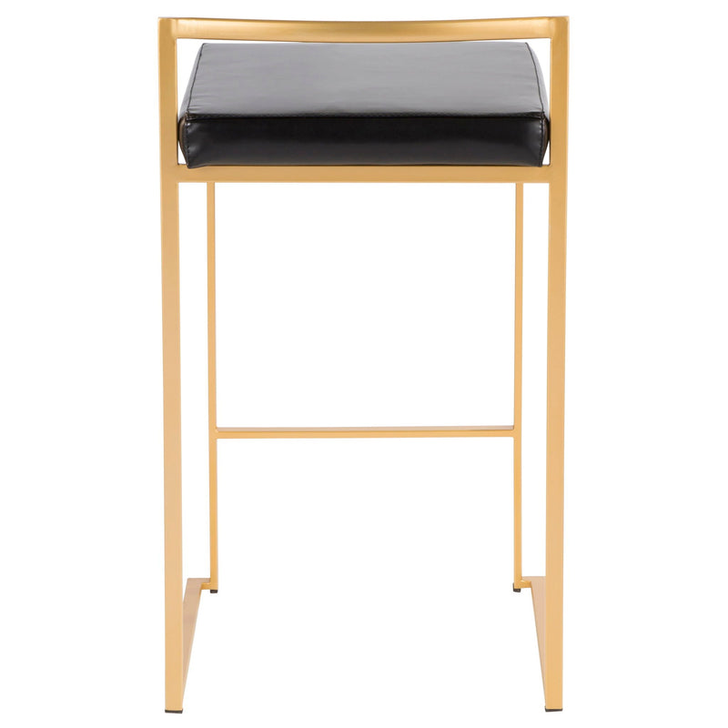 Fuji - Contemporary / Glam Design Counter Stool (Set of 2) by HouseOfZazla