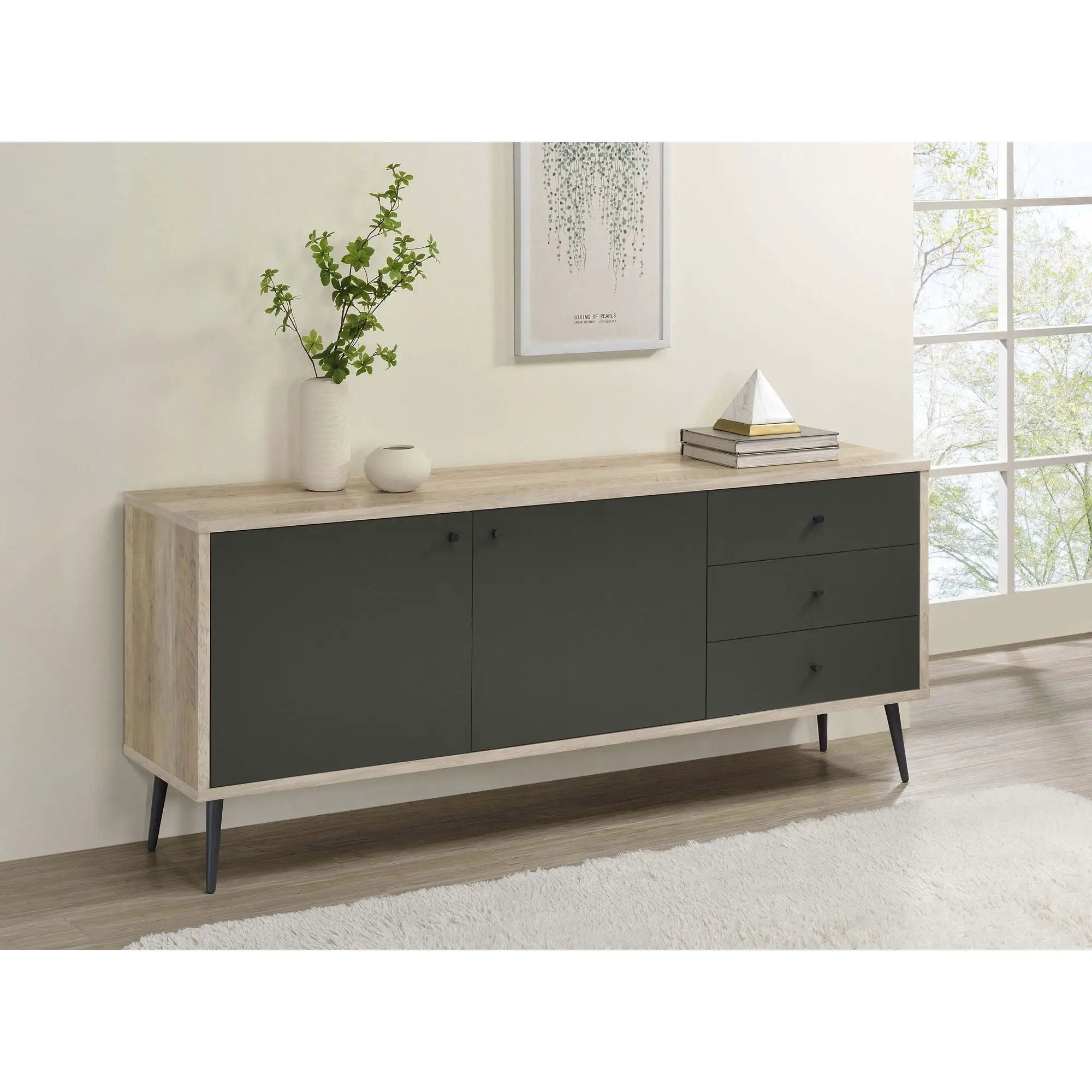 Greta - 2 Door Cabinet - Beige