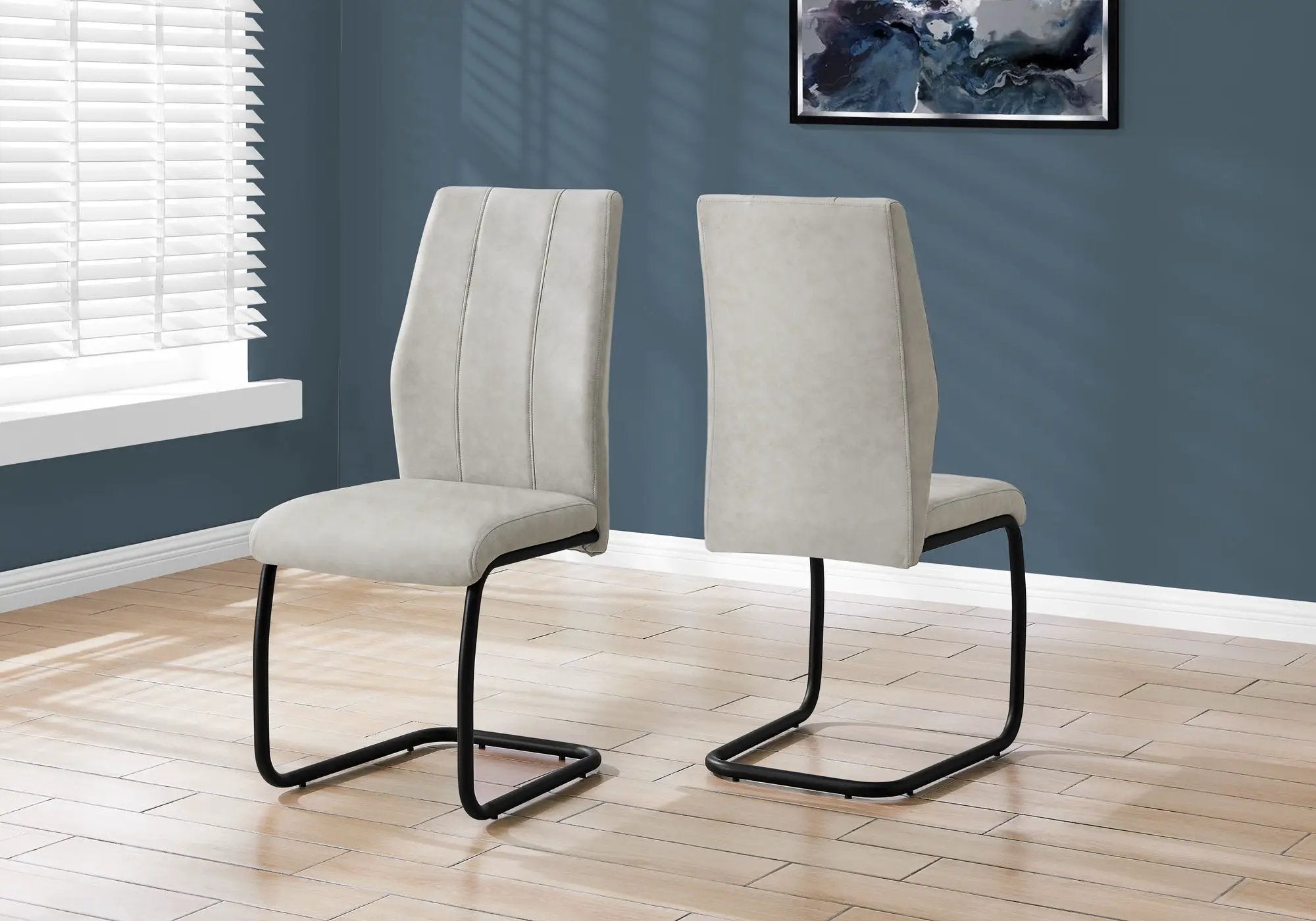 Dining Chair, Side, Upholstered For Dining Room, Contemporary & Modern (Set of 2) by Unique Piece Furniture