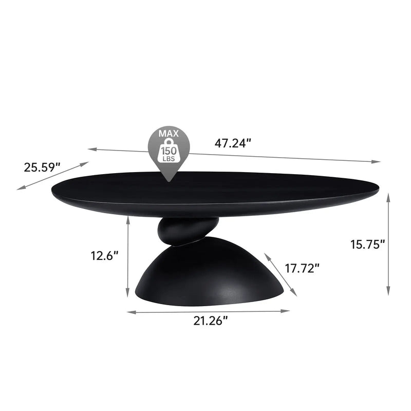 Lucky Stone Shaped Table by HouseOfZazla