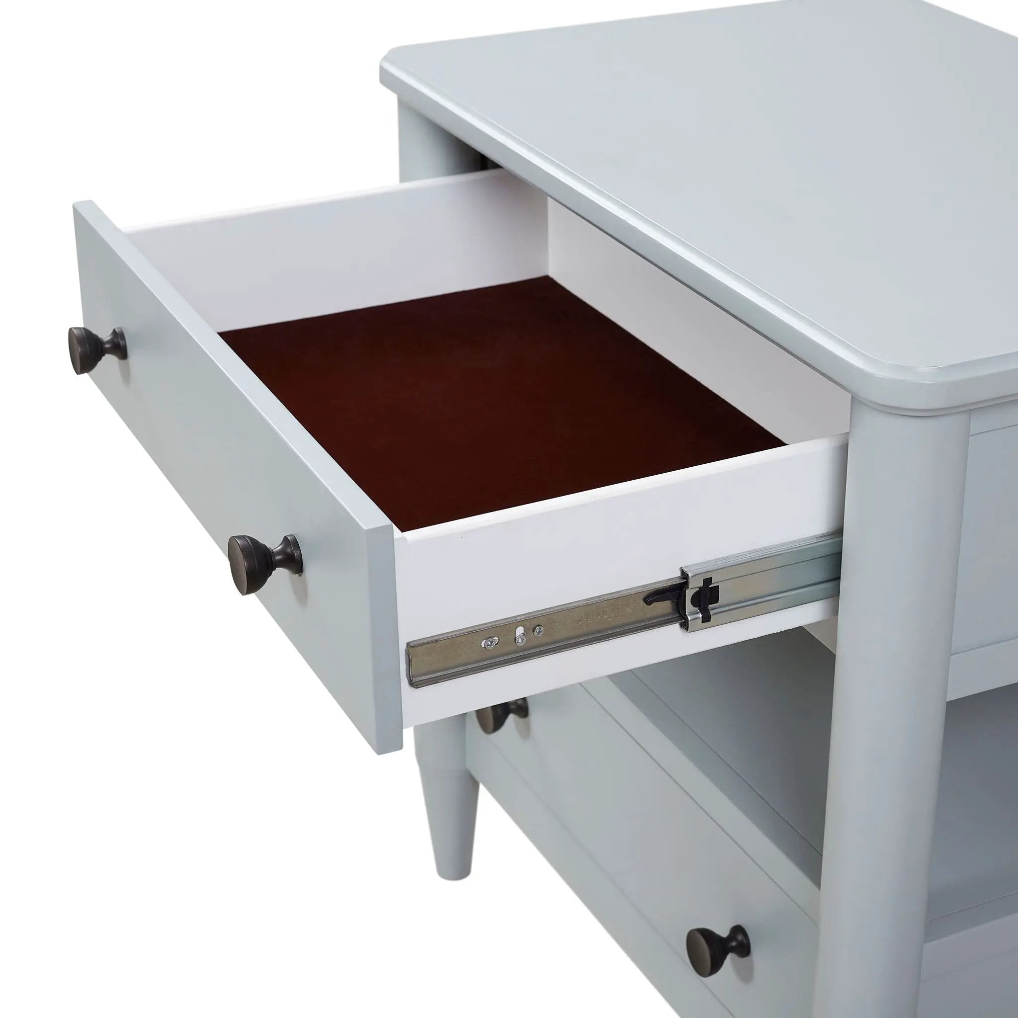 Open Nightstand With 2 Drawers by Unique Piece Furniture