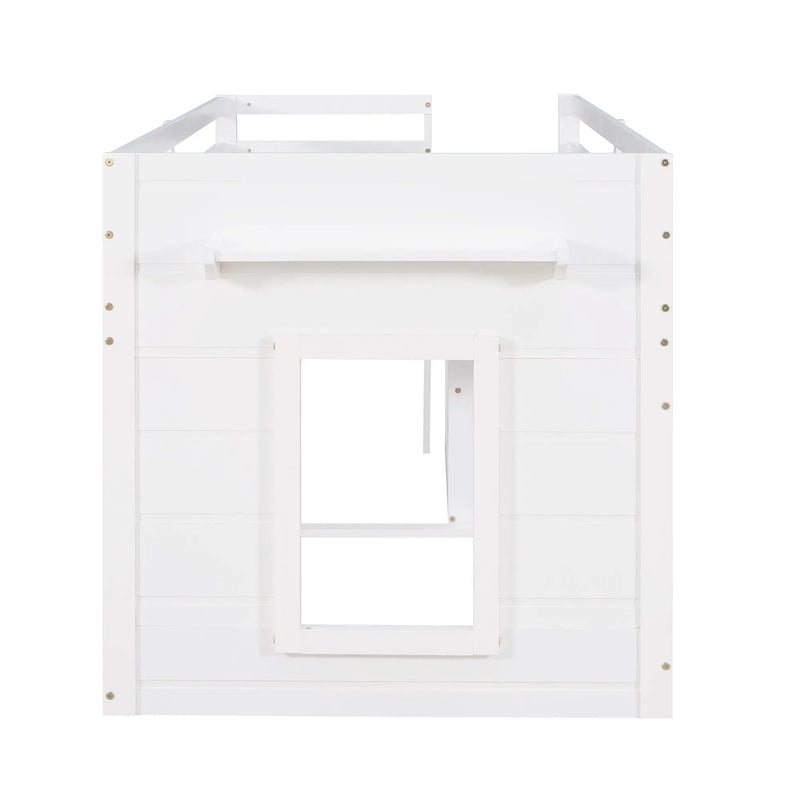 Loft Bed With Cabinet And Shelf by HouseOfZazla