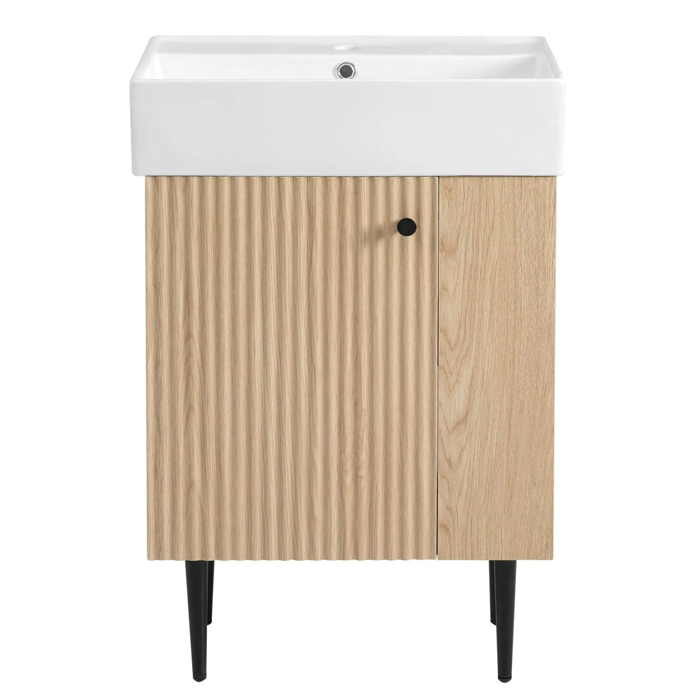 Bathroom Vanity, Combo Cabinet, Bathroom Storage Cabinet, Single Ceramic Sink by HouseOfZazla