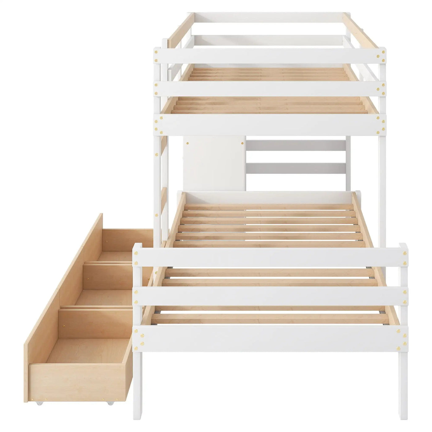 Loft Bunk Bed With Drawers And Ladder by HouseOfZazla