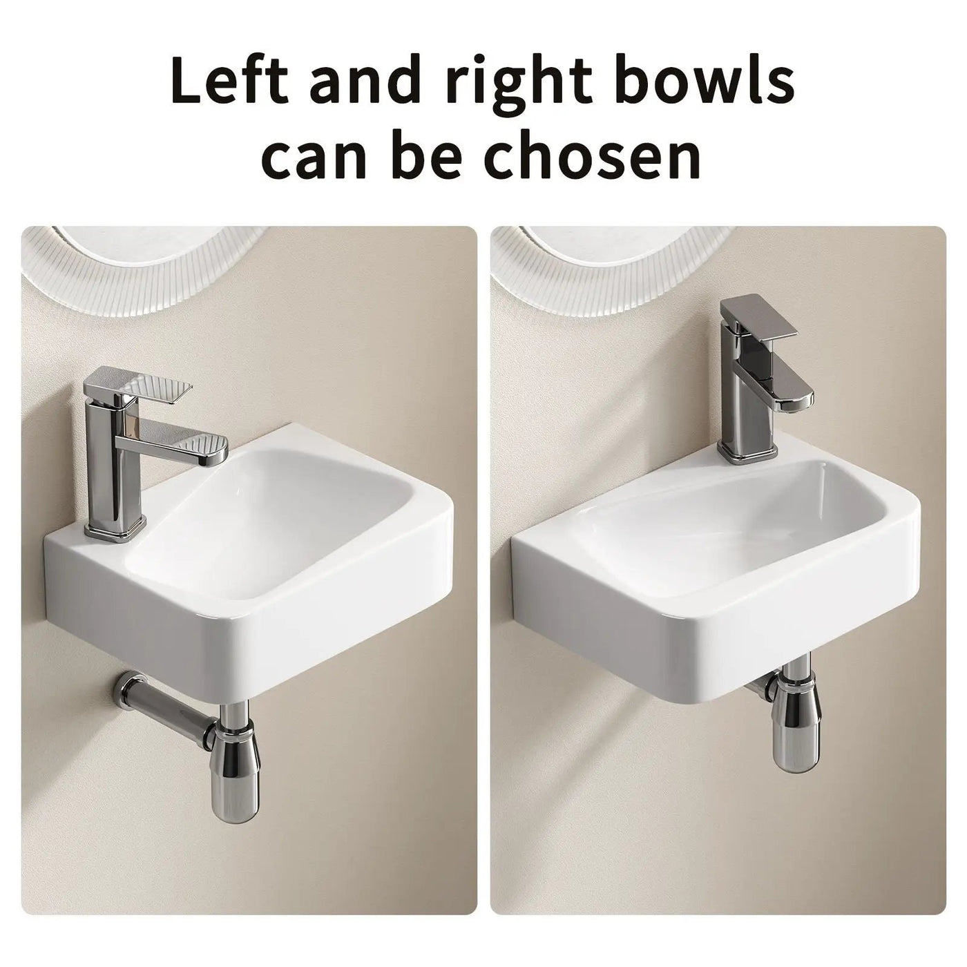 Wall Mounted Bathroom Sink With Faucet And Drain by HouseOfZazla