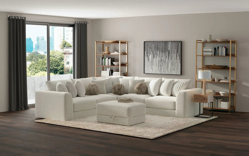 Jazzy - Storage Ottoman - Bone by Unique Piece Furniture