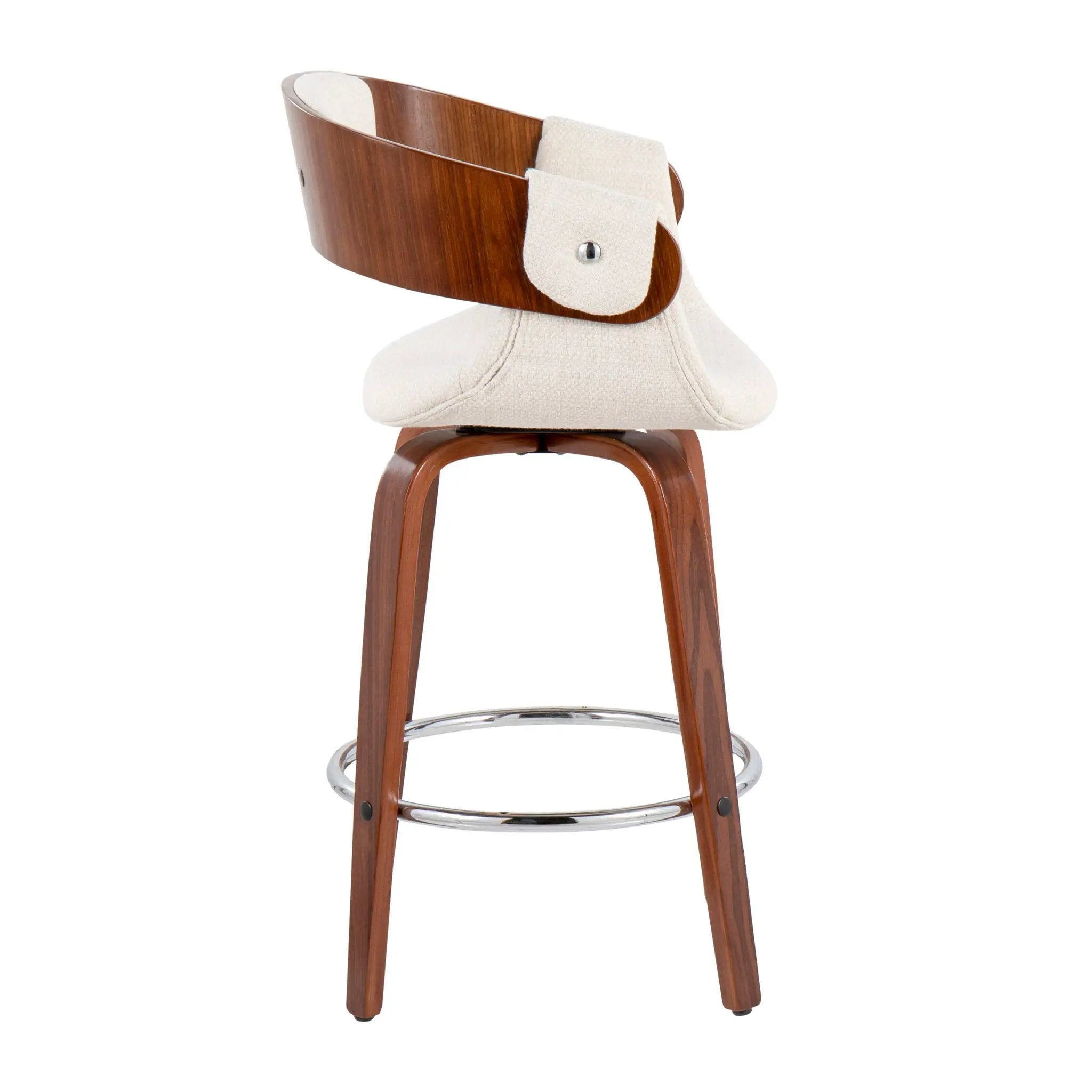 Elisa - Mid Century Modern Counter Stool (Set of 2) by HouseOfZazla