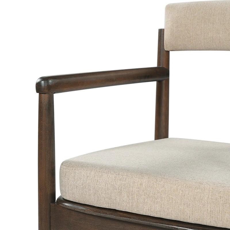 2 Pack Rubberwood Dining Arm Chairs by HouseOfZazla