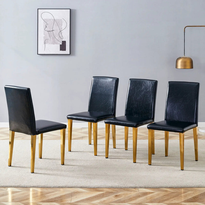 Modern Dining Chairs With Metal Legs by HouseOfZazla