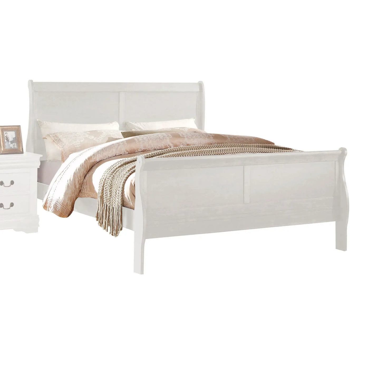 Louis Philippe Sleigh Bedroom Set by HouseOfZazla