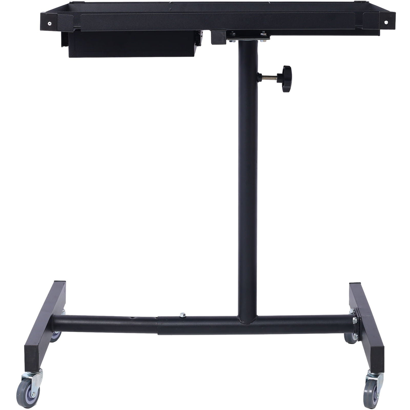 Adjustable Tear Down Work Table With Drawer For Garages, Repair Shops, And Diy, Portable, (4) 2.5" Swivel Casters, 220 Pound Capacity, Rubber Corners, Heavy Duty Steel by Unique Piece Furniture