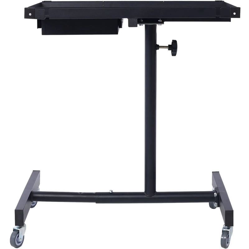Adjustable Tear Down Work Table With Drawer For Garages, Repair Shops, And Diy, Portable, (4) 2.5" Swivel Casters, 220 Pound Capacity, Rubber Corners, Heavy Duty Steel by HouseOfZazla
