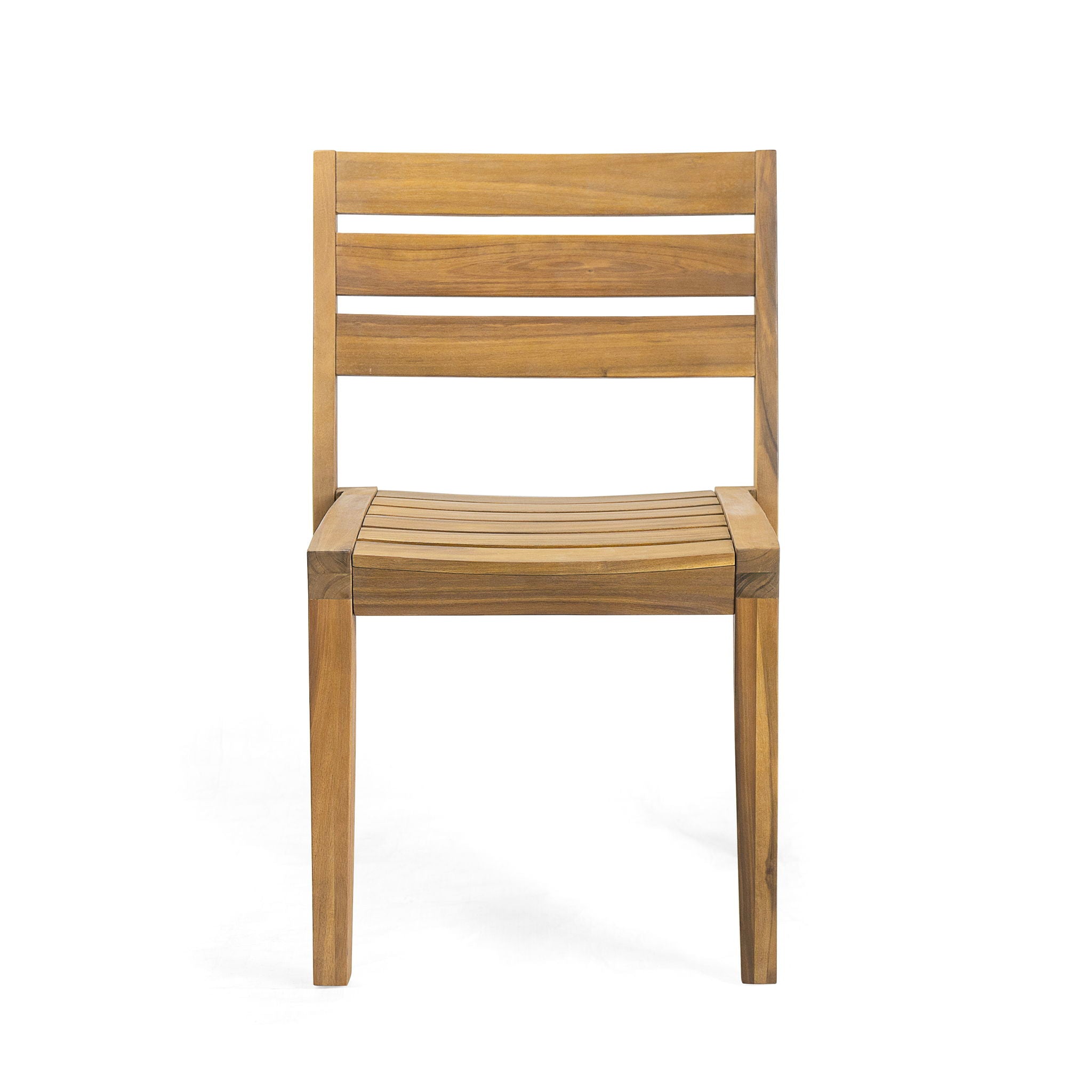 Outdoor Dining Side Chair (Set of 2) - Teak Finish by HouseOfZazla